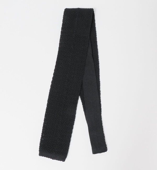 SHIPS「SHIPS: GERMAN ニット タイ」|ネクタイ・蝶ネクタイ|ブラック