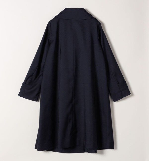 SHIPS any「SHIPS any: ドライツイル ショールカラー Aライン コート［NAVY BLUE］」|その他|