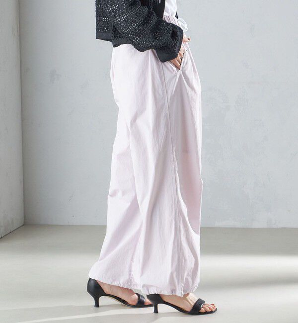 SHIPS for women「〈手洗い可能〉裾ドロスト ナイロン カーゴ パンツ ◇」|その他|