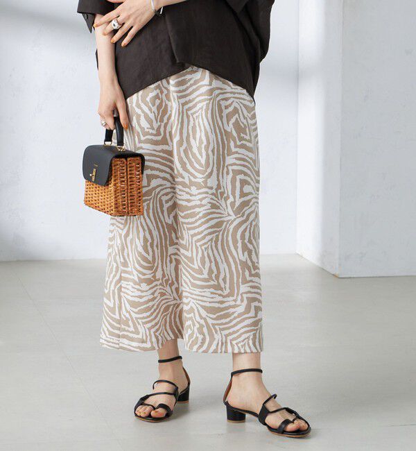 SHIPS for women「〈手洗い可能〉ゼブラ プリント マーメイド スカート ◇」|スカート|