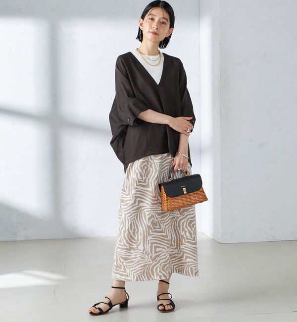 SHIPS for women「〈手洗い可能〉ゼブラ プリント マーメイド スカート ◇」|スカート|