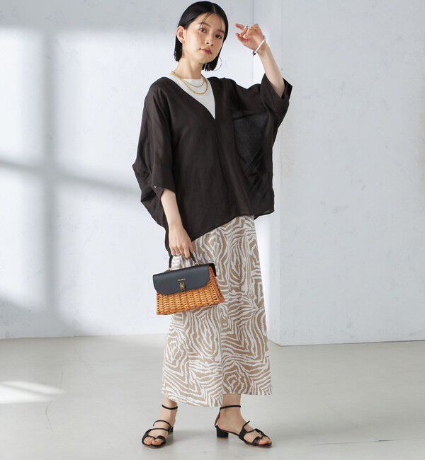 SHIPS for women「〈手洗い可能〉ゼブラ プリント マーメイド スカート ◇」|スカート|