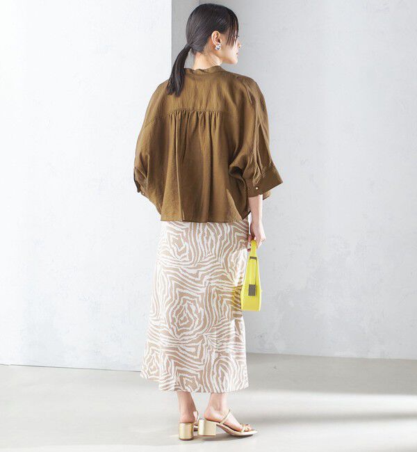 SHIPS for women「〈手洗い可能〉ゼブラ プリント マーメイド スカート ◇」|スカート|