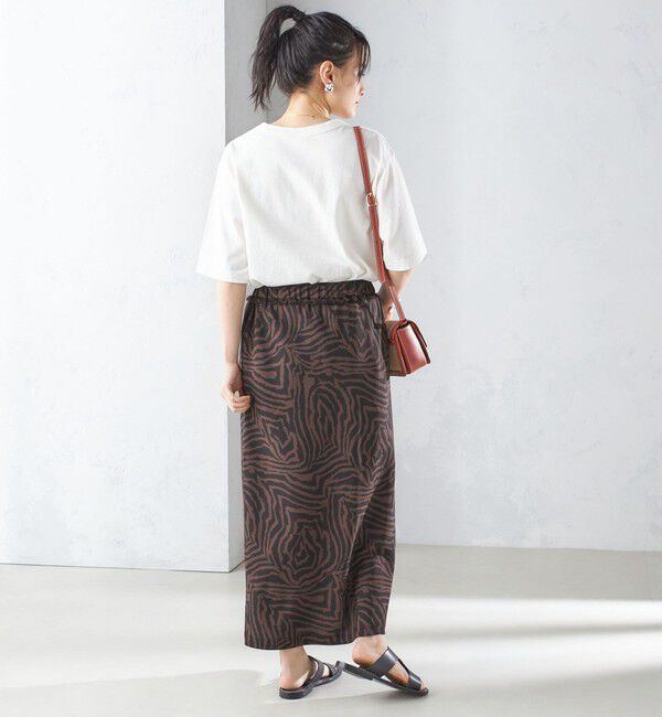 SHIPS for women「〈手洗い可能〉ゼブラ プリント マーメイド スカート ◇」|スカート|