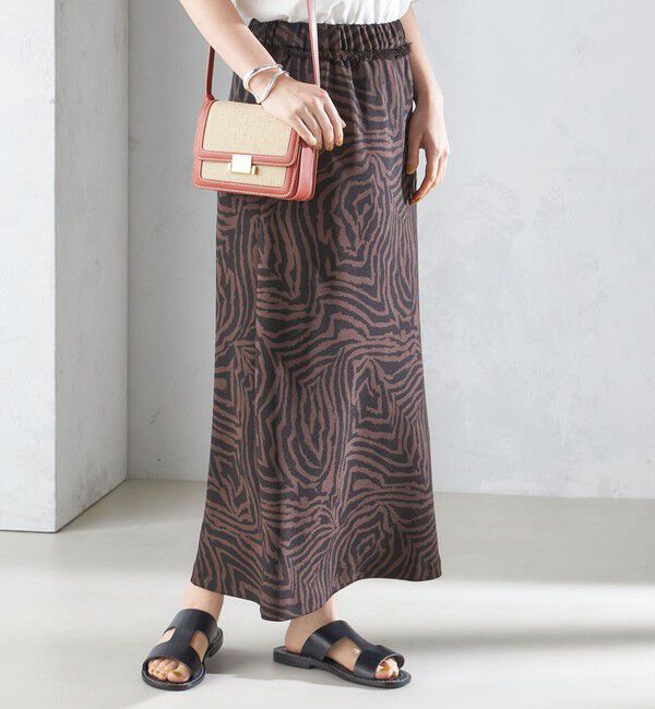 SHIPS for women「〈手洗い可能〉ゼブラ プリント マーメイド スカート ◇」|スカート|
