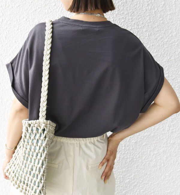 SHIPS for women「ローズペトール 半袖 プリント TEE」|Tシャツ・カットソー|