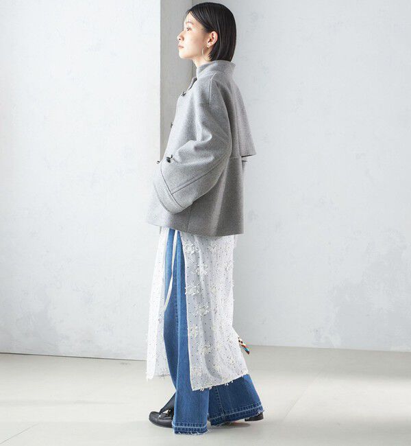 SHIPS for women「【SHIPS別注】crinkle crinkle crinkle:エンブロイダリー ラップ スカート」|スカート|