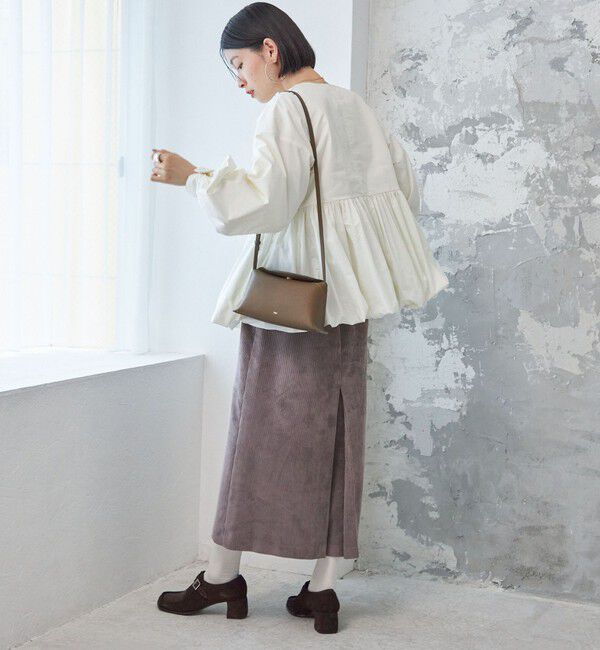 SHIPS for women「ペプラム バルーン 中綿 ブルゾン」|その他|