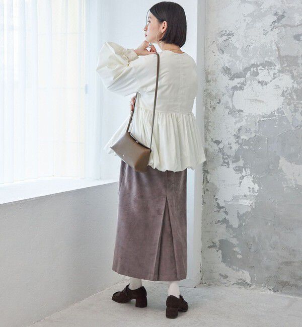 SHIPS for women「ペプラム バルーン 中綿 ブルゾン」|その他|