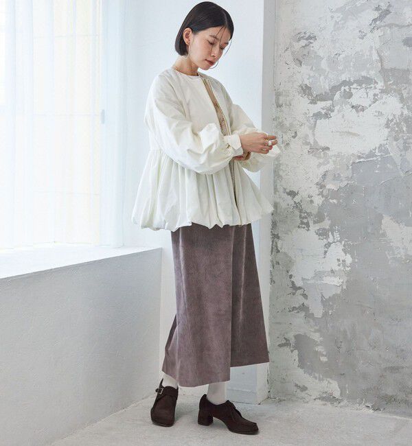 SHIPS for women「ペプラム バルーン 中綿 ブルゾン」|その他|