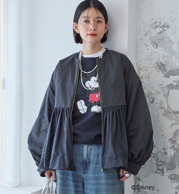 SHIPS for women「ペプラム バルーン 中綿 ブルゾン」|その他|