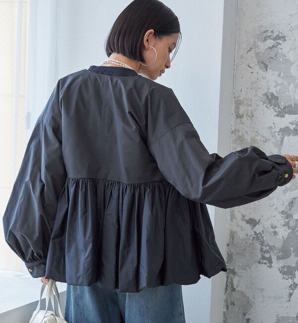 SHIPS for women「ペプラム バルーン 中綿 ブルゾン」|その他|