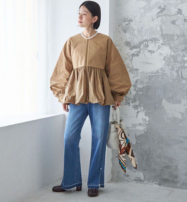 SHIPS for women「ペプラム バルーン 中綿 ブルゾン」|その他|