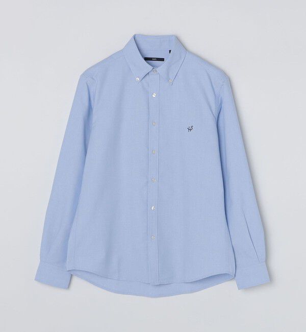 SHIPS「【WEB限定】SHIPS: 防シワ・吸水速乾 Drymix(R) ワンポイントロゴボタンダウンシャツ」|シャツ・ブラウス|