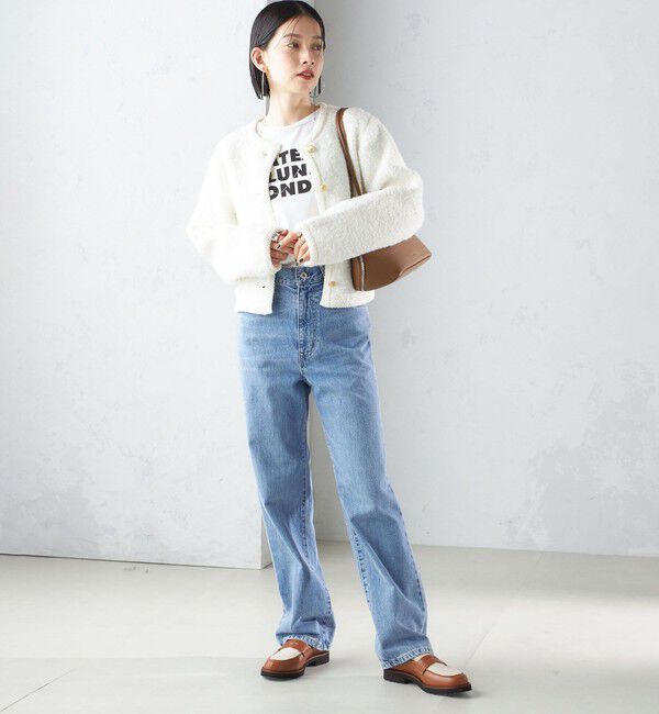 SHIPS for women「〈手洗い可能〉メタル釦 パイル ジャケット」|その他|