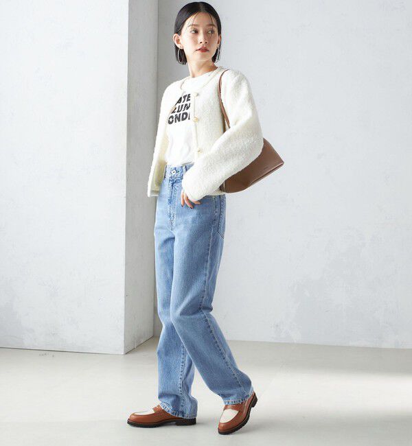 SHIPS for women「〈手洗い可能〉メタル釦 パイル ジャケット」|その他|