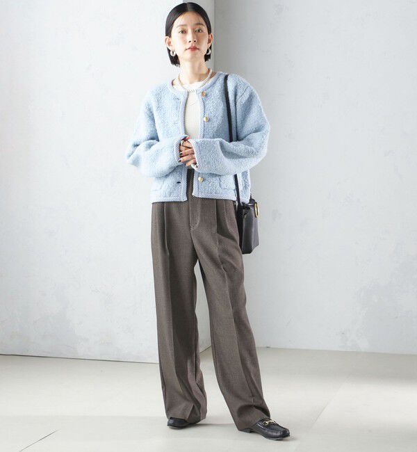 SHIPS for women「〈手洗い可能〉メタル釦 パイル ジャケット」|その他|