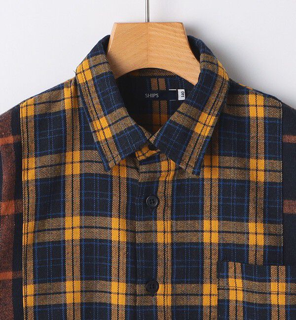 SHIPS KIDS「SHIPS KIDS:140～160cm / チェック パターン シャツ」|シャツ・ブラウス|
