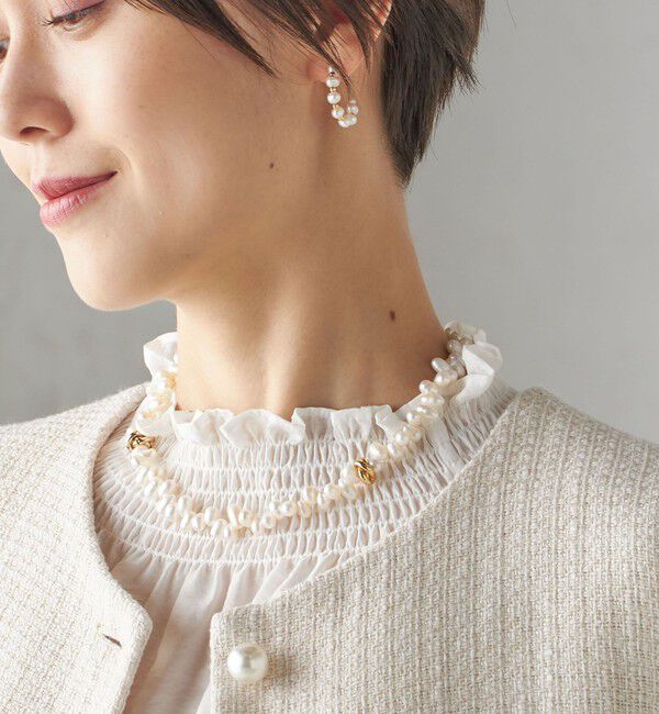 SHIPS for women「ドロップ型 淡水パール ネックレス」|ネックレス|