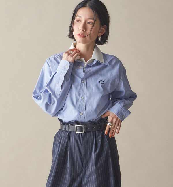 SHIPS for women「SHIPS NINE CASE:〈洗濯機可能〉レギュラーカラー シャツ」|シャツ・ブラウス|