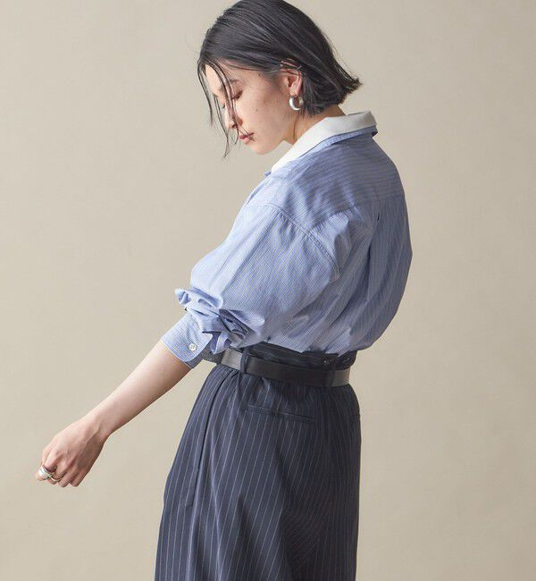 SHIPS for women「SHIPS NINE CASE:〈洗濯機可能〉レギュラーカラー シャツ」|シャツ・ブラウス|