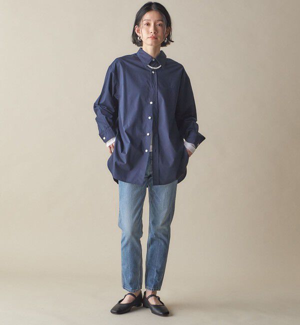 SHIPS for women「SHIPS NINE CASE:〈洗濯機可能〉レギュラーカラー シャツ」|シャツ・ブラウス|