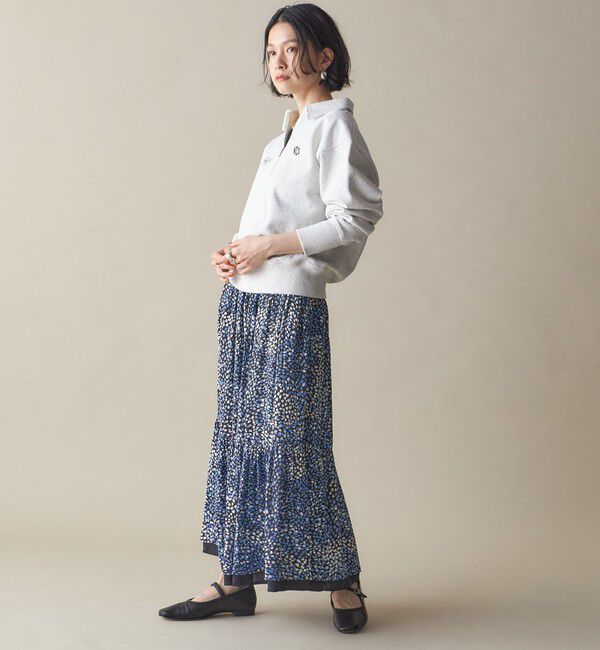 SHIPS for women「SHIPS NINE CASE:〈洗濯機可能〉ハーフ ジップ スウェット プルオーバー」|スウェット・ジャージ|