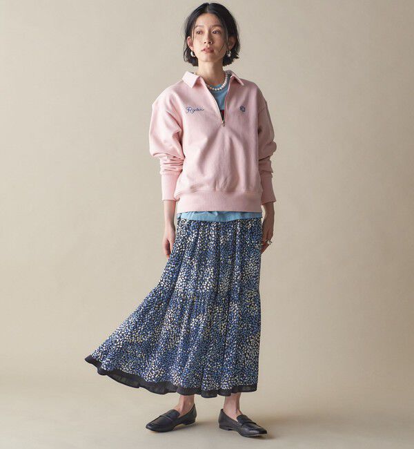 SHIPS for women「SHIPS NINE CASE:〈洗濯機可能〉ハーフ ジップ スウェット プルオーバー」|スウェット・ジャージ|