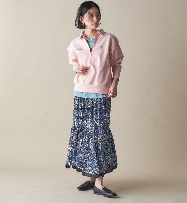 SHIPS for women「SHIPS NINE CASE:〈洗濯機可能〉ハーフ ジップ スウェット プルオーバー」|スウェット・ジャージ|