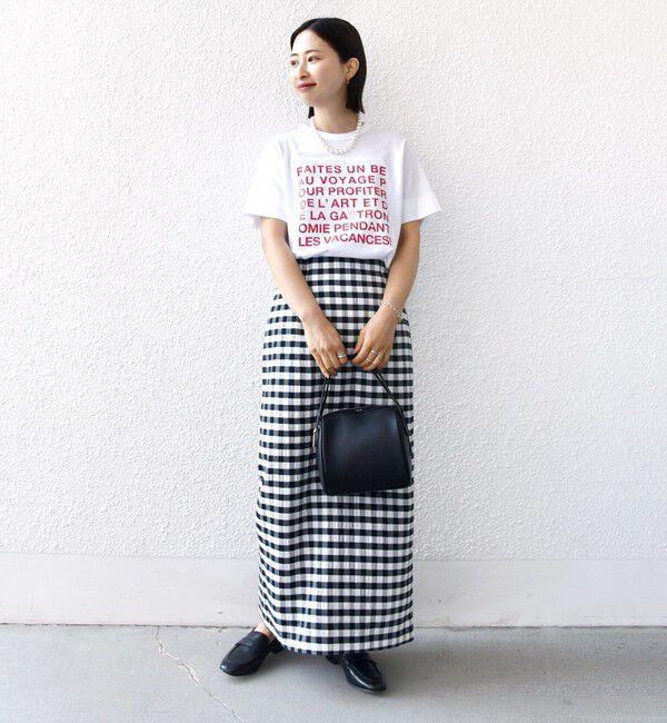 SHIPS for women「〈手洗い可能〉ギンガム チェック タイト スカート」|スカート|