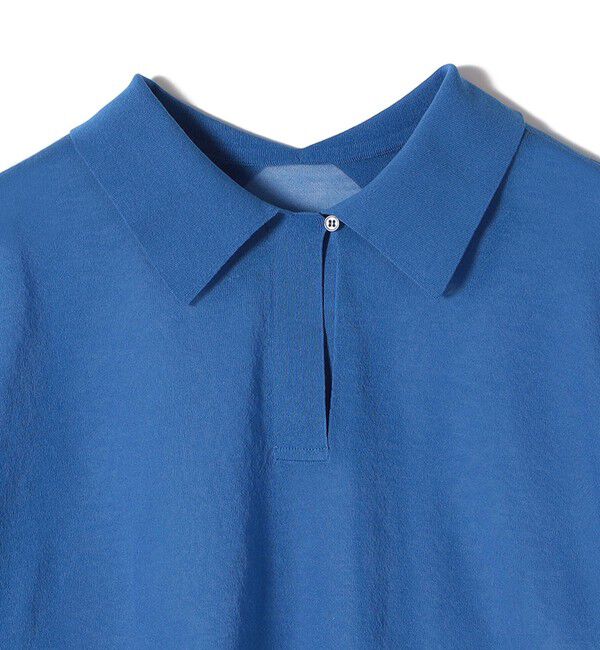 SHIPS for women「SHIPS Primary Navy Label:〈手洗い可能〉NOIR POLO ニット」|ニット・セーター|