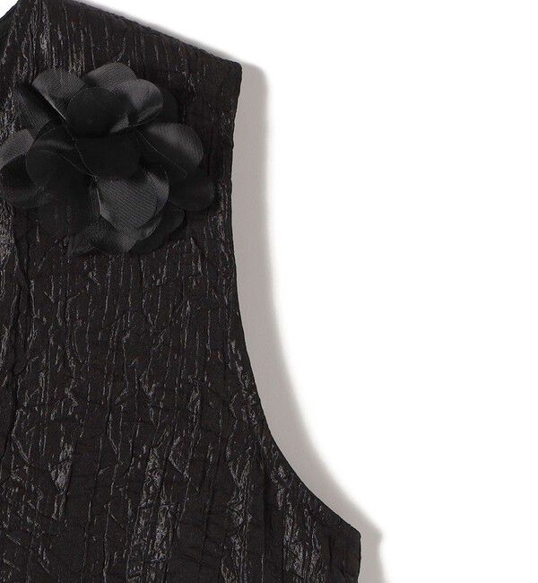 SHIPS for women「TORRAZZO DONNA:〈手洗い可能〉フラワー ティアード ブラウス」|シャツ・ブラウス|