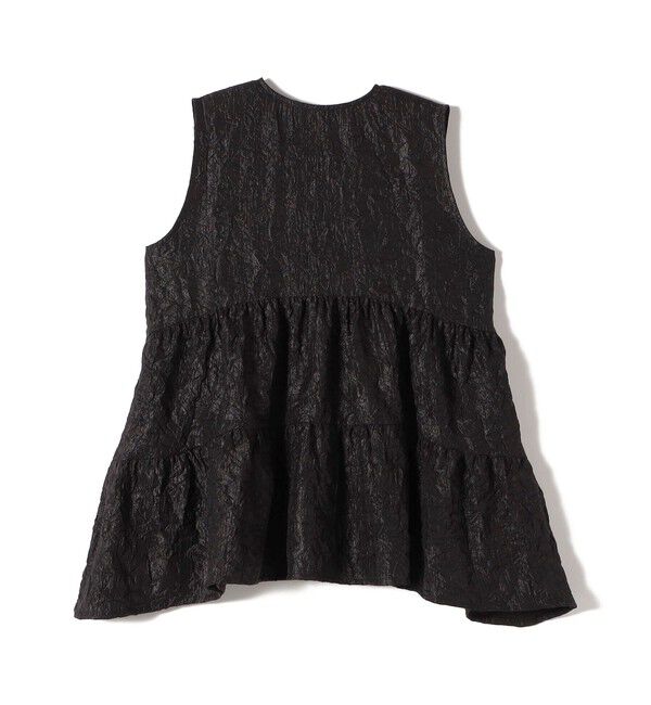 SHIPS for women「TORRAZZO DONNA:〈手洗い可能〉フラワー ティアード ブラウス」|シャツ・ブラウス|