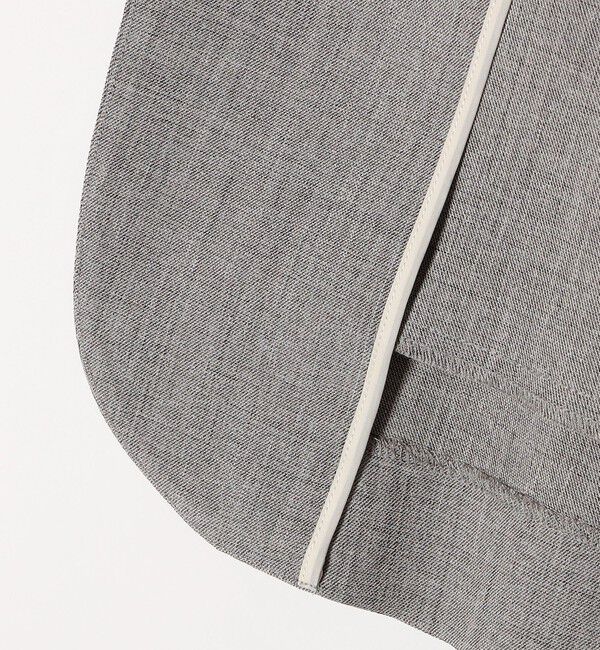 SHIPS any「SHIPS any:〈洗濯機可能〉ウーステッド Vネック ノーカラー ジャケット」|ノーカラージャケット|