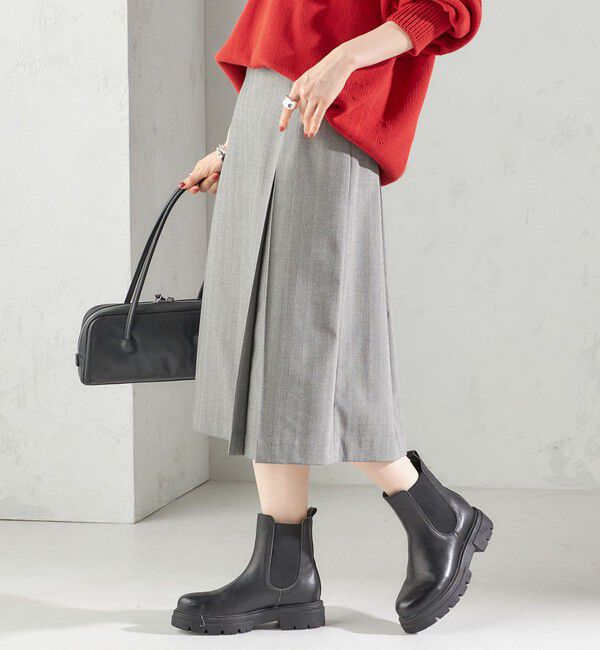 SHIPS for women「《一部追加予約》チェック ボックス プリーツ スカート」|スカート|