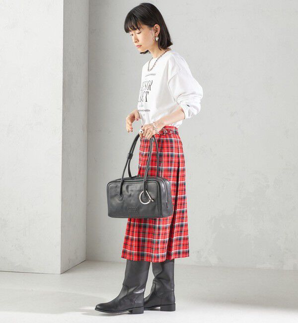 SHIPS for women「《一部追加予約》チェック ボックス プリーツ スカート」|スカート|