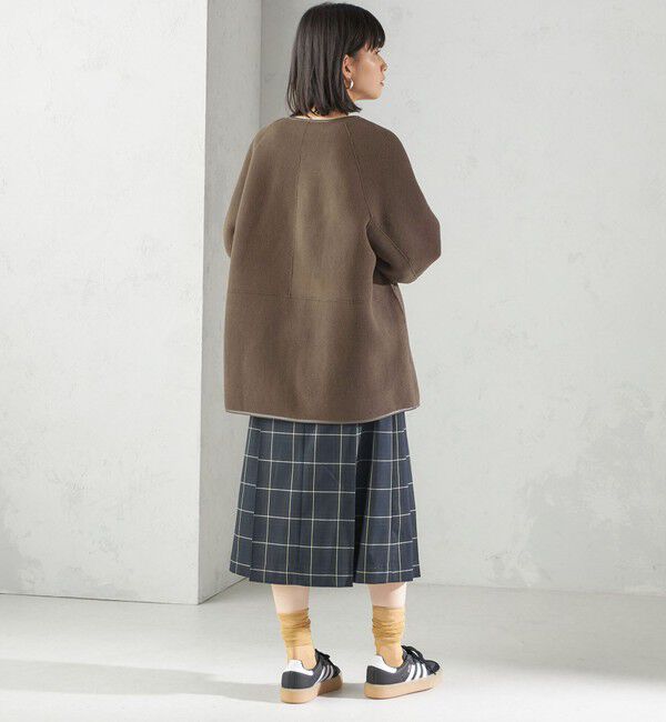 SHIPS for women「《一部追加予約》チェック ボックス プリーツ スカート」|スカート|