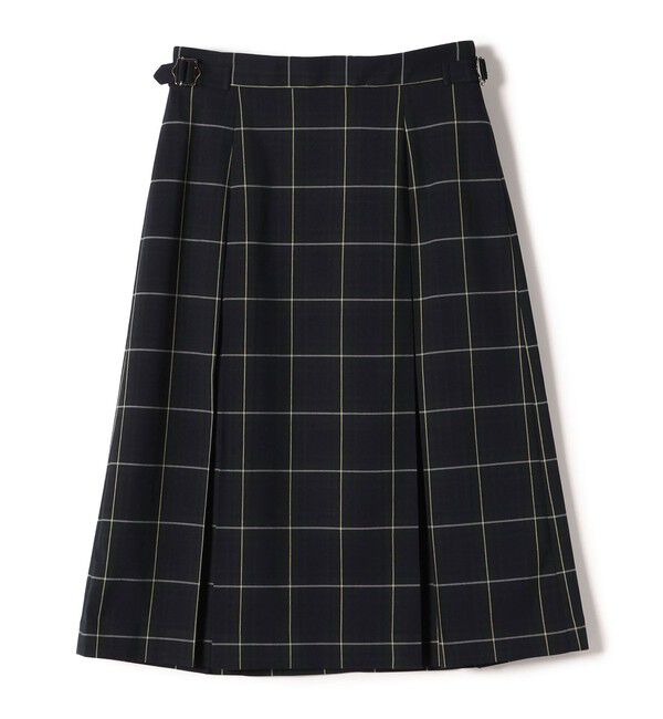 SHIPS for women「《一部追加予約》チェック ボックス プリーツ スカート」|スカート|