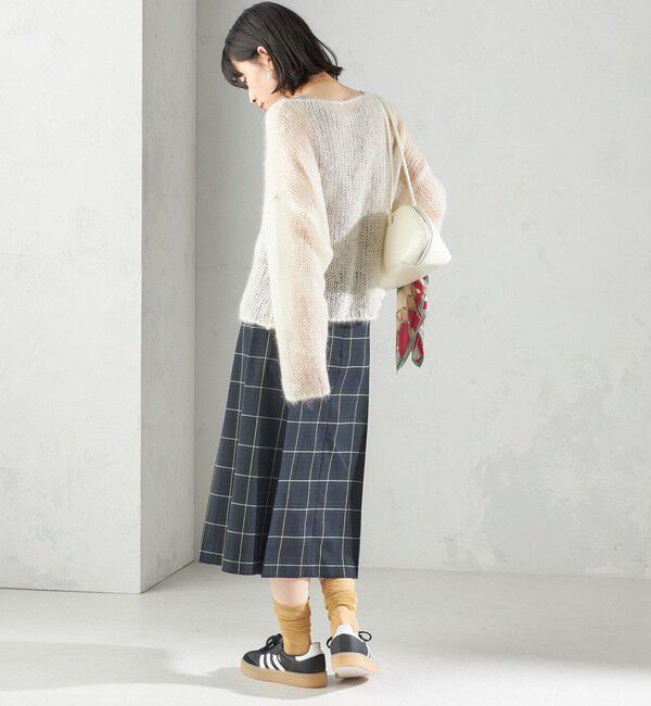 SHIPS for women「《一部追加予約》チェック ボックス プリーツ スカート」|スカート|