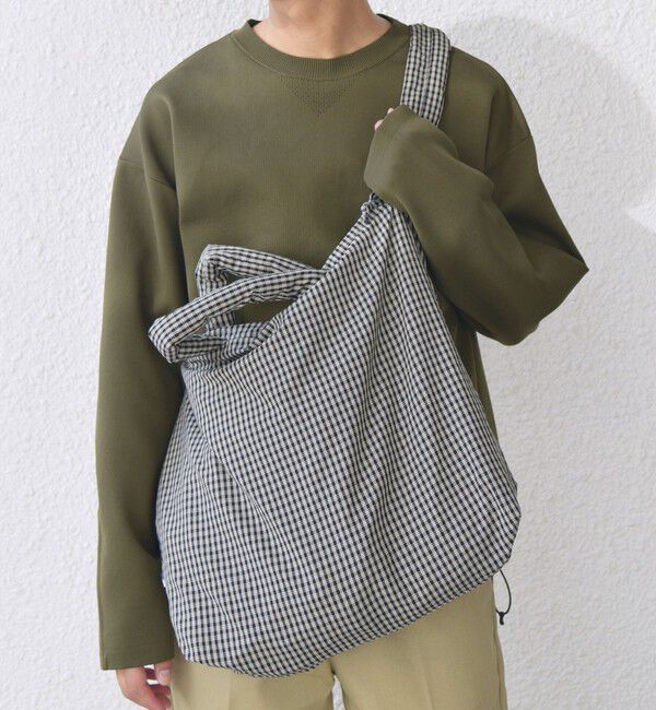 SHIPS any「SHIPS any: 3WAY チェック ギャザー ショルダーバッグ (ユニセックス)◇」|ショルダー・メッセンジャー|