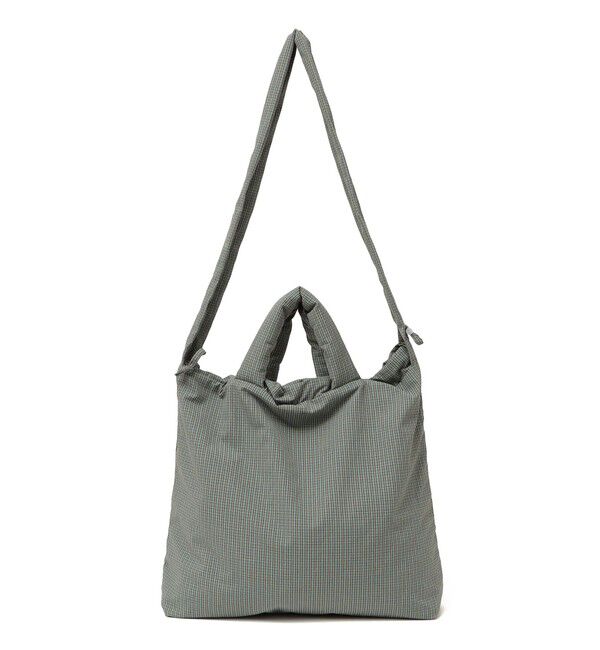 SHIPS any「SHIPS any: 3WAY チェック ギャザー ショルダーバッグ (ユニセックス)◇」|ショルダー・メッセンジャー|