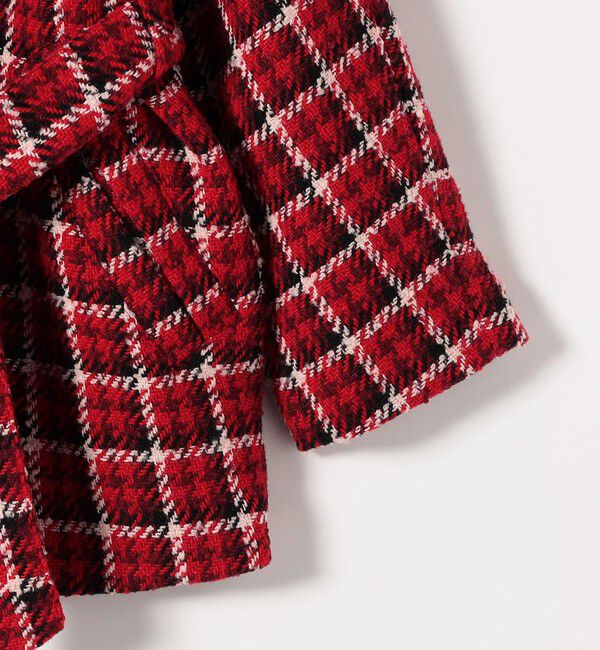 SHIPS any「SHIPS any: ブロック ツイード コクーン コート」|その他|