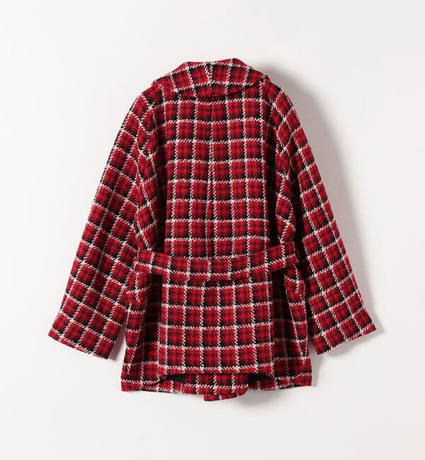 SHIPS any「SHIPS any: ブロック ツイード コクーン コート」|その他|