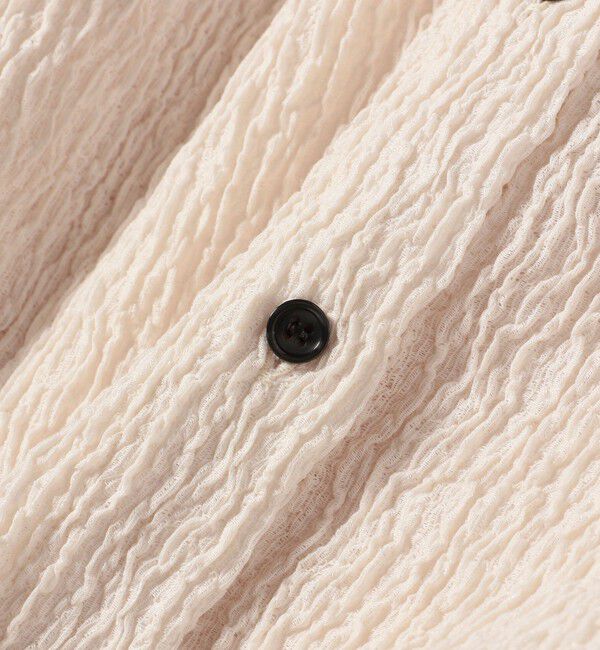 SHIPS for women「【WEB限定】〈手洗い可能〉ランダムブルーゼ シャツ カーディガン」|カーディガン|