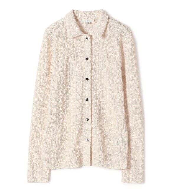 SHIPS for women「【WEB限定】〈手洗い可能〉ランダムブルーゼ シャツ カーディガン」|カーディガン|