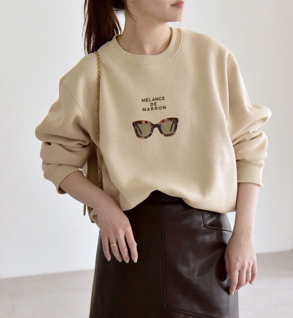 quaranciel「《一部追加予約》ANGE IN DISGUISE:〈手洗い可能〉フォト＆ロゴ スウェット」|スウェット・ジャージ|