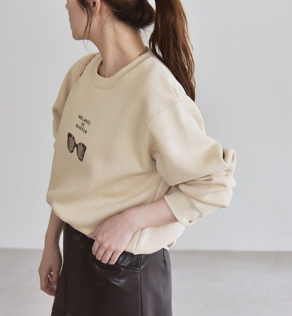 quaranciel「《一部追加予約》ANGE IN DISGUISE:〈手洗い可能〉フォト＆ロゴ スウェット」|スウェット・ジャージ|