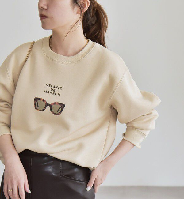 quaranciel「《一部追加予約》ANGE IN DISGUISE:〈手洗い可能〉フォト＆ロゴ スウェット」|スウェット・ジャージ|