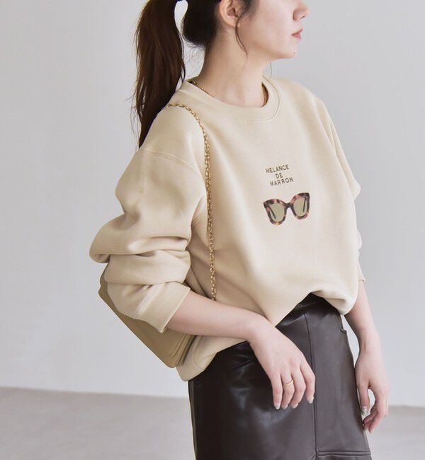 quaranciel「《一部追加予約》ANGE IN DISGUISE:〈手洗い可能〉フォト＆ロゴ スウェット」|スウェット・ジャージ|