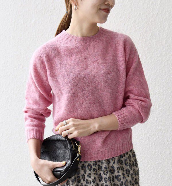 SHIPS any「【SHIPS any別注】Harley of Scotland: シェットランド クルーネック ニット 25AW」|ニット・セーター|